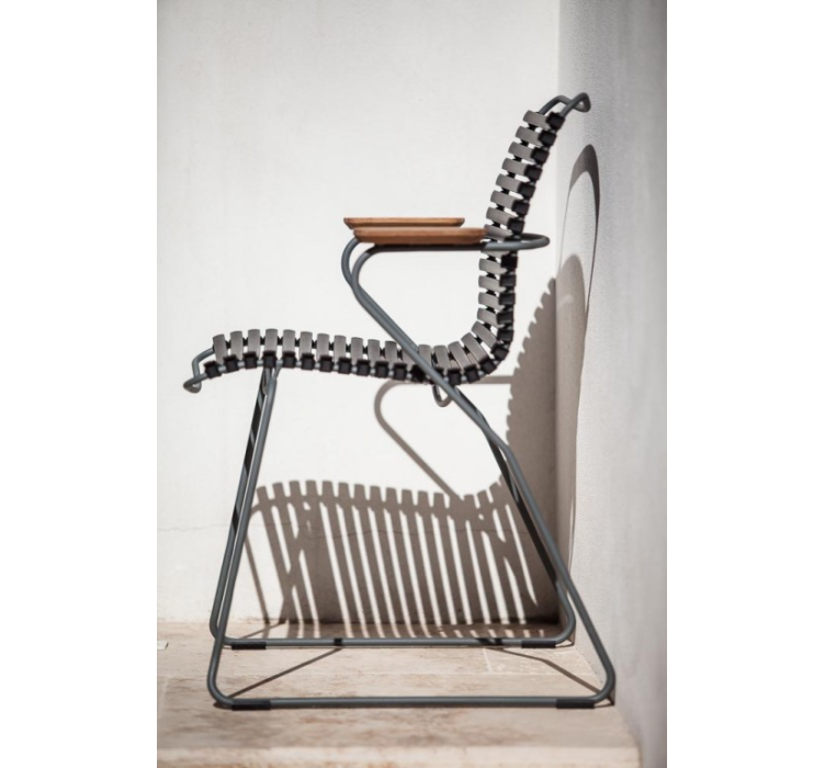 Крісло Click Dining Chair Bamboo Armrests Olive Green2